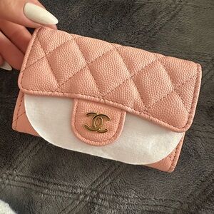 Elegant Pink Foldable Wallet
